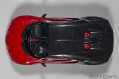 70996 1/18 BUGATTI CHIRON SPORT 2019 (ITALIAN RED/CARBON)