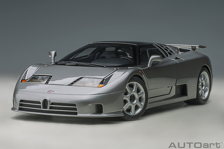 70916 1/18 BUGATTI EB110 SS (GRIGIO METALIZZATTO/SILVER)