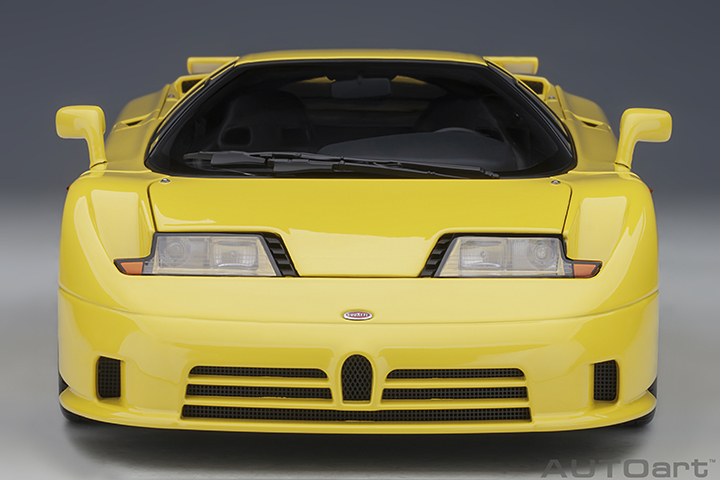 70918 1/18 BUGATTI EB110 SS (GIALLO BUGATTI/YELLOW)