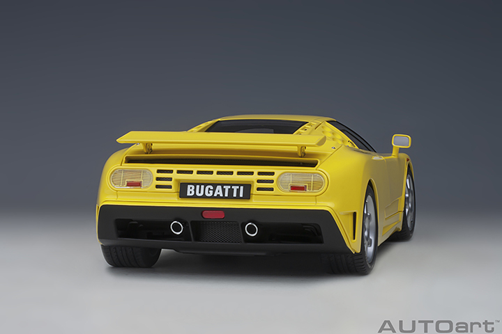 70918 1/18 BUGATTI EB110 SS (GIALLO BUGATTI/YELLOW)