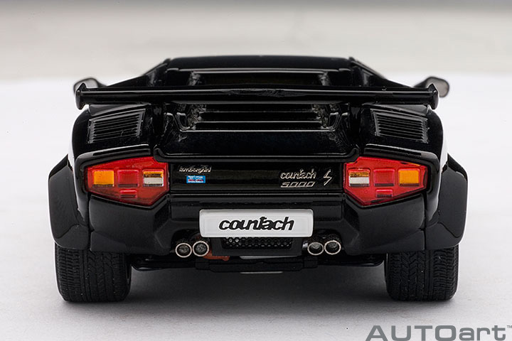 54532 1/43 LAMBORGHINI COUNTACH 5000 S (BLACK) (WITH OPENINGS)