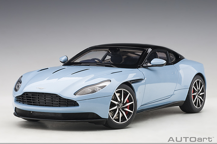 70268 1/18 ASTON MARTIN DB11 (Q FROSTED GLASS BLUE )