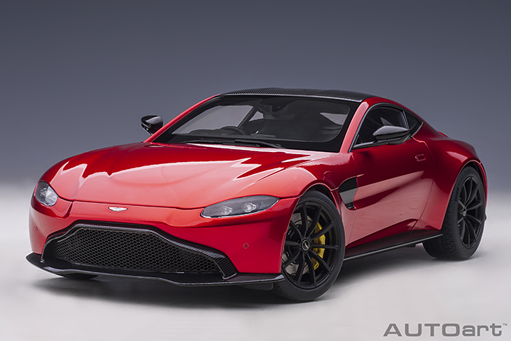 70277 1/18 ASTON MARTIN VANTAGE 2019 (HYPER RED)