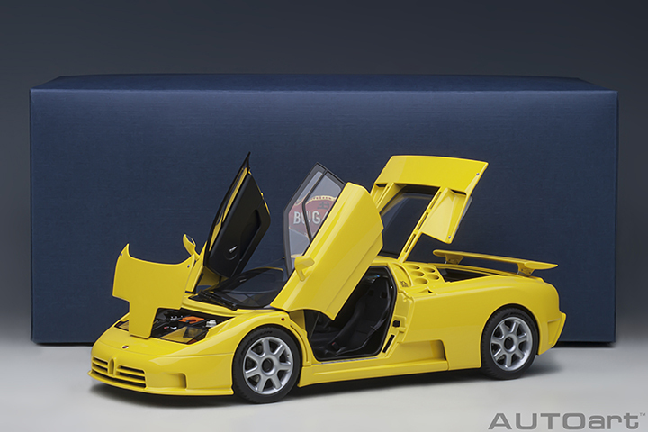 70918 1/18 BUGATTI EB110 SS (GIALLO BUGATTI/YELLOW)