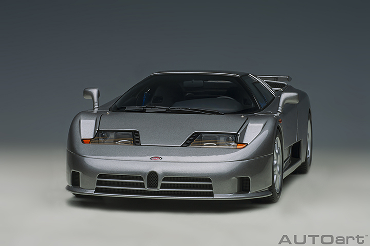 70916 1/18 BUGATTI EB110 SS (GRIGIO METALIZZATTO/SILVER)