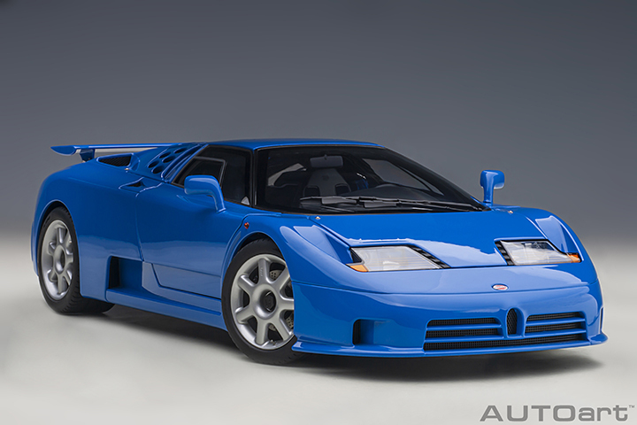 70917 1/18 BUGATTI EB110 SS (FRENCH RACING BLUE)