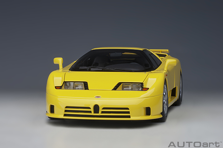 70918 1/18 BUGATTI EB110 SS (GIALLO BUGATTI/YELLOW)