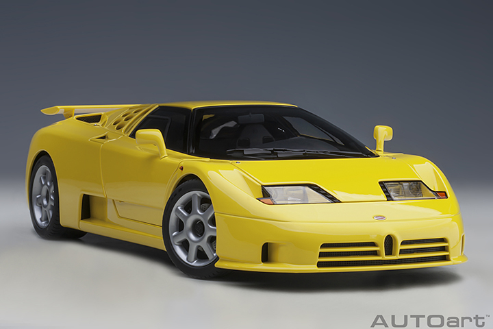 70918 1/18 BUGATTI EB110 SS (GIALLO BUGATTI/YELLOW)