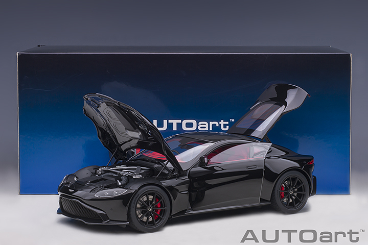 70275 1/18 ASTON MARTIN VANTAGE 2019 (JET BLACK/CARBON BLACK ROOF)