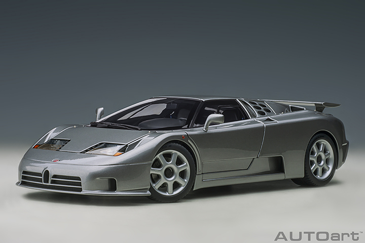 70916 1/18 BUGATTI EB110 SS (GRIGIO METALIZZATTO/SILVER)