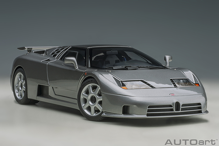 70916 1/18 BUGATTI EB110 SS (GRIGIO METALIZZATTO/SILVER)