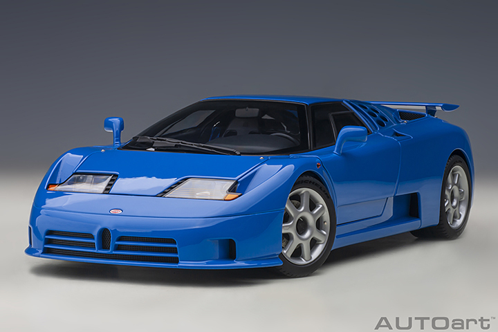 70917 1/18 BUGATTI EB110 SS (FRENCH RACING BLUE)