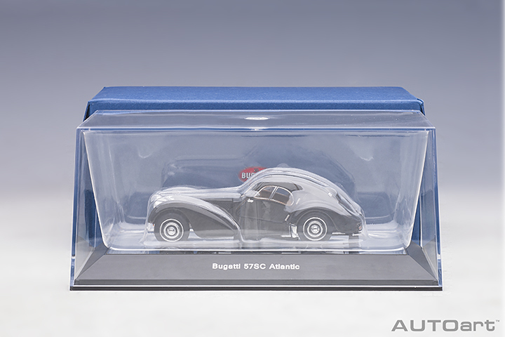 50946 1/43 BUGATTI 57SC ATLANTIC 1938 (BLACK/WITH DISC WHEELS)