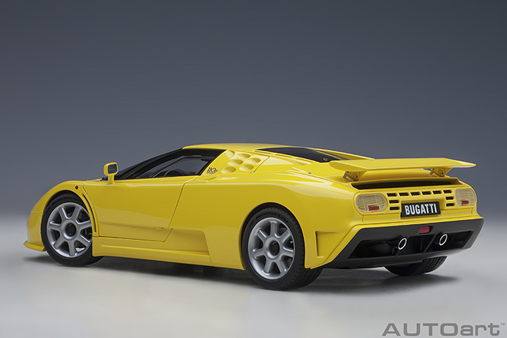 70918 1/18 BUGATTI EB110 SS (GIALLO BUGATTI/YELLOW)