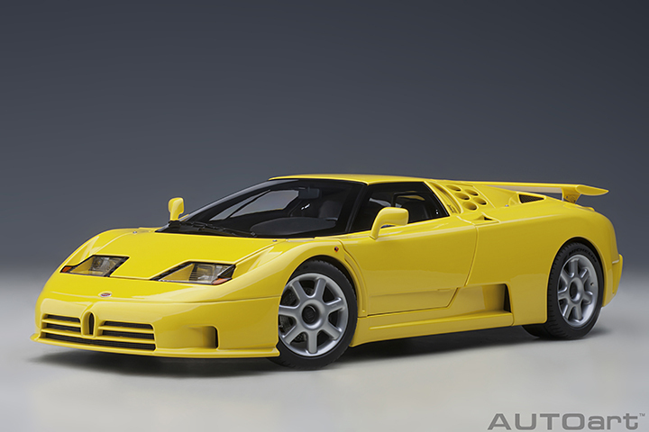 70918 1/18 BUGATTI EB110 SS (GIALLO BUGATTI/YELLOW)