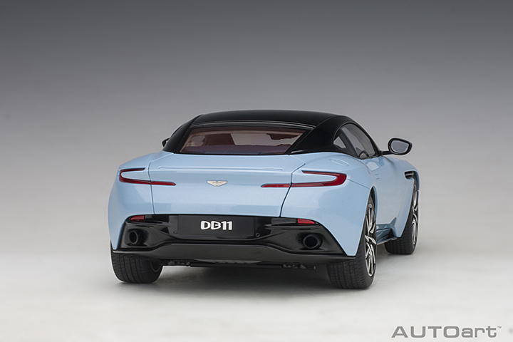 70268 1/18 ASTON MARTIN DB11 (Q FROSTED GLASS BLUE )