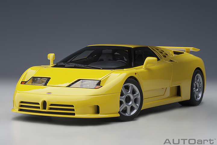 70918 1/18 BUGATTI EB110 SS (GIALLO BUGATTI/YELLOW)