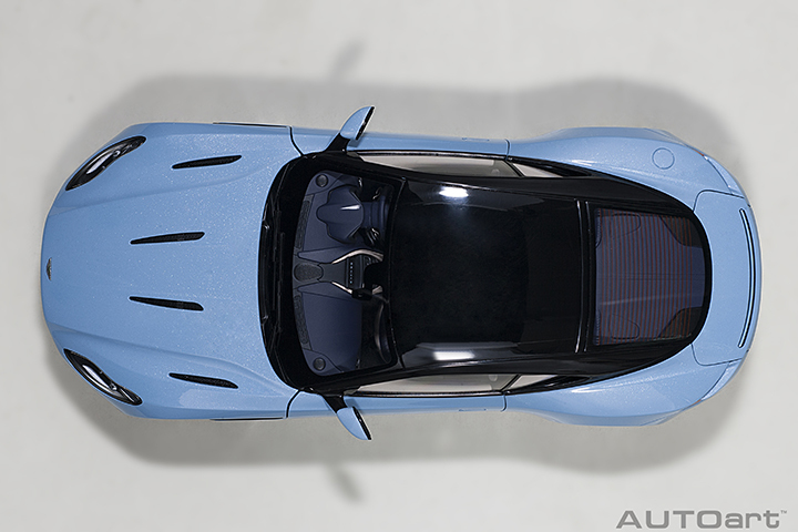 70268 1/18 ASTON MARTIN DB11 (Q FROSTED GLASS BLUE )