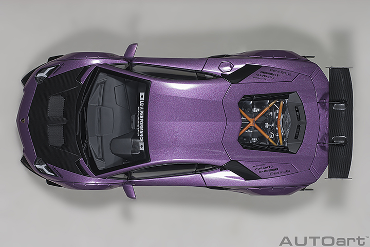 79242 1/18 LIBERTY WALK LB-WORKS LAMBORGHINI AVENTADOR LIMITED EDITION (VIOLA SE30/CARBON BONNET)