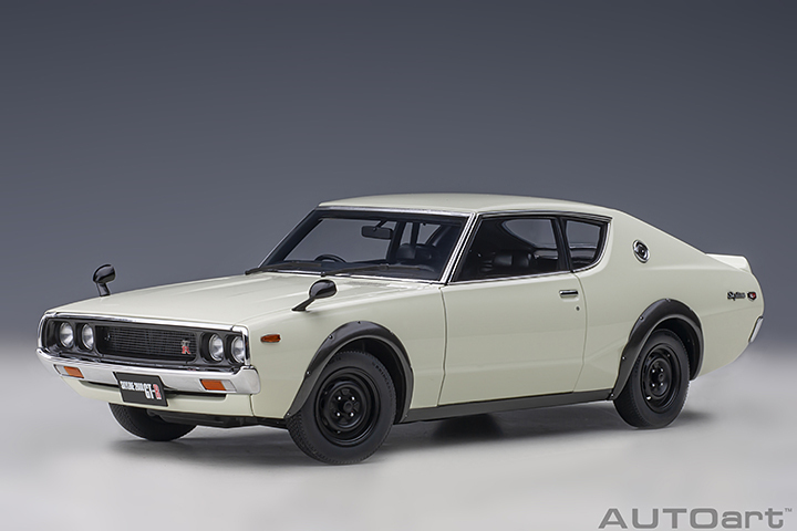 77472 1/18 NISSAN SKYLINE GT-R (KPGC110) (WHITE)