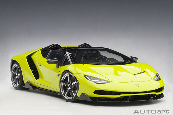 79118 1/18 LAMBORGHINI CENTENARIO ROADSTER (VERDE SCANDAL/SOLID LIGHT GREEN)