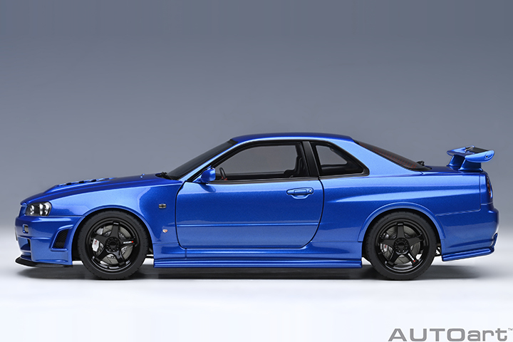 77462 1/18 NISSAN SKYLINE GT-R (R34) NISMO Z-TUNE (BAYSIDE BLUE)