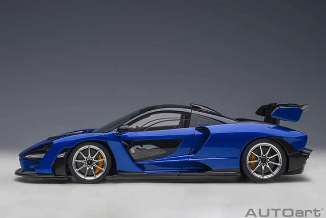 76079 1/18 McLAREN SENNA (TROPHY KYANOS/BLUE)