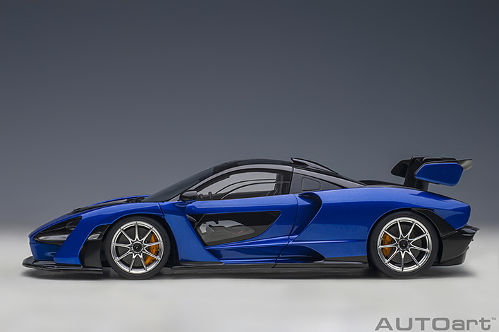 76079 1/18 McLAREN SENNA (TROPHY KYANOS/BLUE)