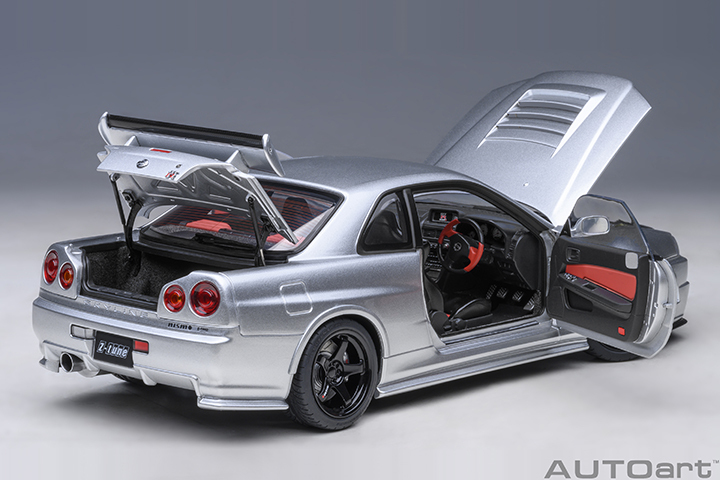 77461 1/18 NISMO R34 GT-R Z-TUNE (Z-TUNE SILVER)