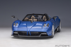 78286 1/18 PAGANI HUAYRA ROADSTER (BLU TRICOLORE CARBON FIBER)