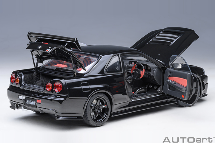 77463 1/18 NISMO R34 GT-R Z-TUNE (BLACK PEARL)