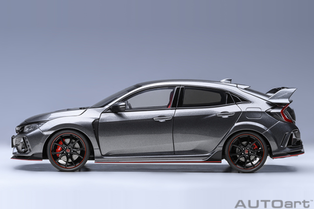 73221 1/18 HONDA CIVIC TYPE R (FK8) 2021 (POLISHED METAL METALLIC)