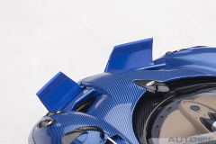 78286 1/18 PAGANI HUAYRA ROADSTER (BLU TRICOLORE CARBON FIBER)