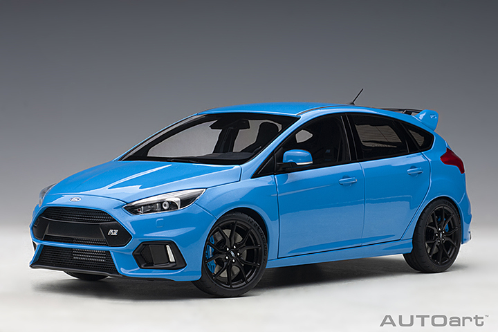 72953 1/18 FORD FOCUS RS 2016 (NITROUS BLUE)