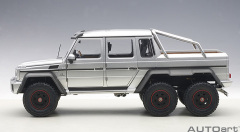 76301 1/18 MERCEDES-BENZ G63 AMG 6x6 (SILVER)