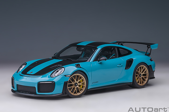 78175 1/18 Porsche 911 (991.2) GT2 RS Weissach Package (Miami Blue)