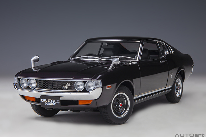 78769 1/18 TOYOTA CELICA LIFTBACK 2000GT (RA25) 1973 (DARK PURPLE METALLIC)