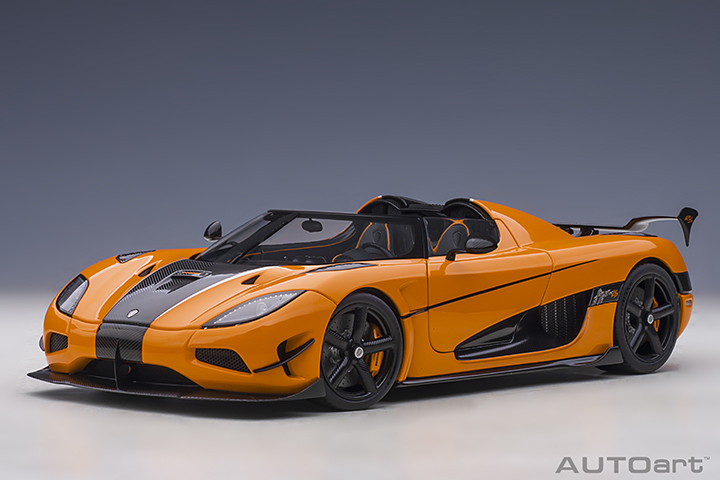 79023 1/18 KOENIGSEGG AGERA RS (CONE ORANGE/CARBON BLACK/BLACK ACCENTS)