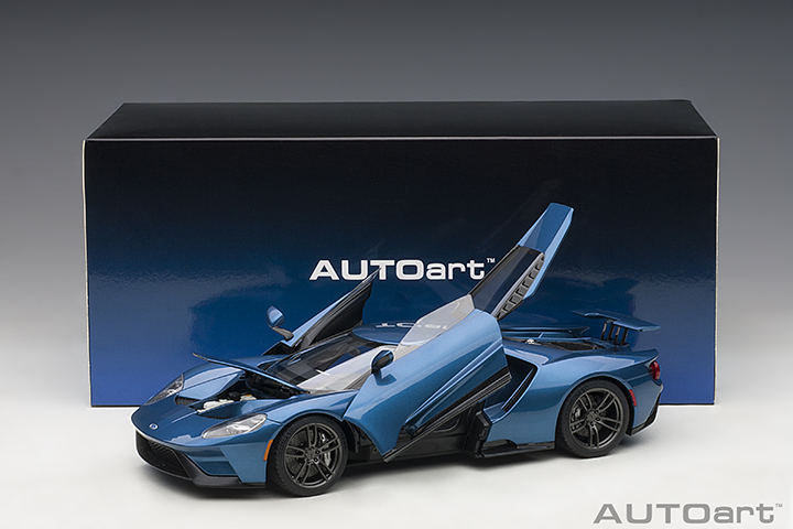 72942 1/18 FORD GT 2017 (LIQUID BLUE)