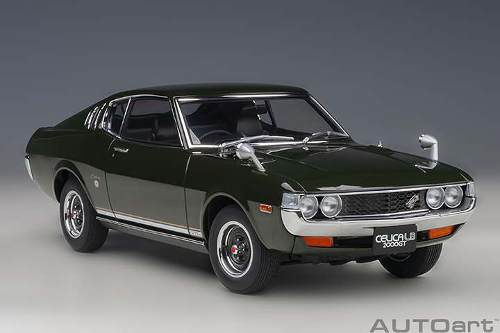 78768 1/18 TOYOTA CELICA LIFTBACK 2000GT (RA25) 1973 (MOSS GREEN)