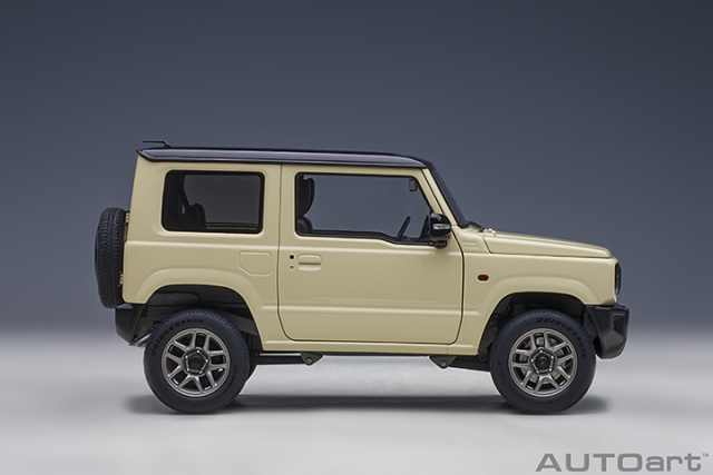 78500 1/18 SUZUKI JIMNY (JB64)(CHIFFON IVORY METALLIC/ BLACK ROOF)
