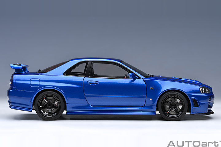 77462 1/18 NISSAN SKYLINE GT-R (R34) NISMO Z-TUNE (BAYSIDE BLUE)