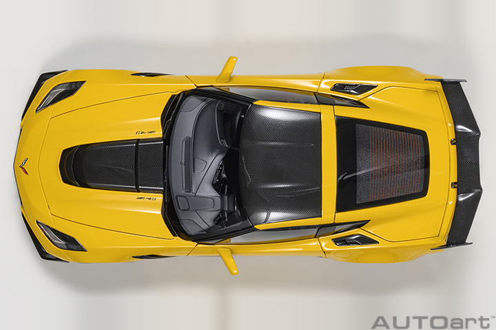 71278 1/18 CHEVROLET CORVETTE C7 ZR1 (CORVETTE RACING YELLOW TINTCOAT)