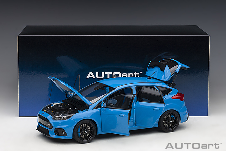 72953 1/18 FORD FOCUS RS 2016 (NITROUS BLUE)