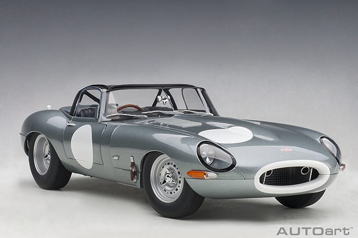 73646 1/18 JAGUAR LIGHTWEIGHT E-TYPE (SILVER)