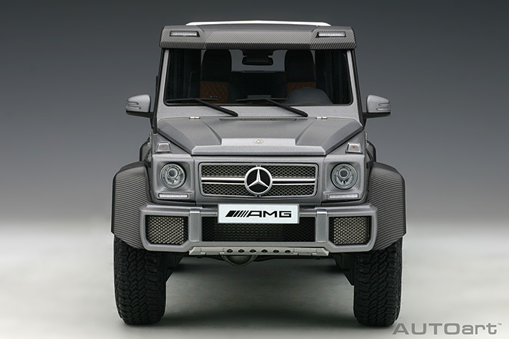 76308 1/18 MERCEDES-BENZ G63 AMG 6x6 (DESIGNO PLATINUM MAGNO)