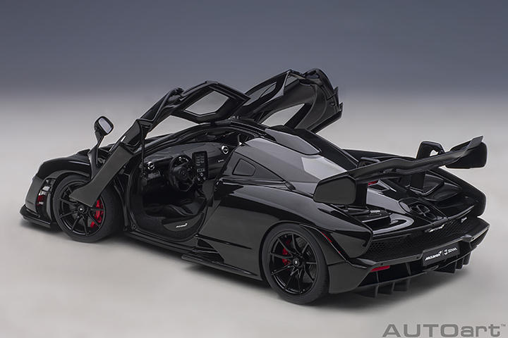 76076 1/18 McLAREN SENNA (STEALTH COSMOS/BLACK)