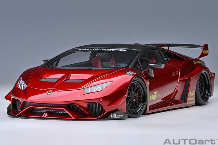 79126 1/18 LIBERTY WALK LB SILHOUETTE WORKS HURACAN GT (RED)