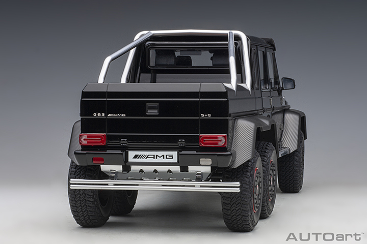 76306 1/18 MERCEDES-BENZ G63 AMG 6x6 (GLOSS BLACK亮光黑)