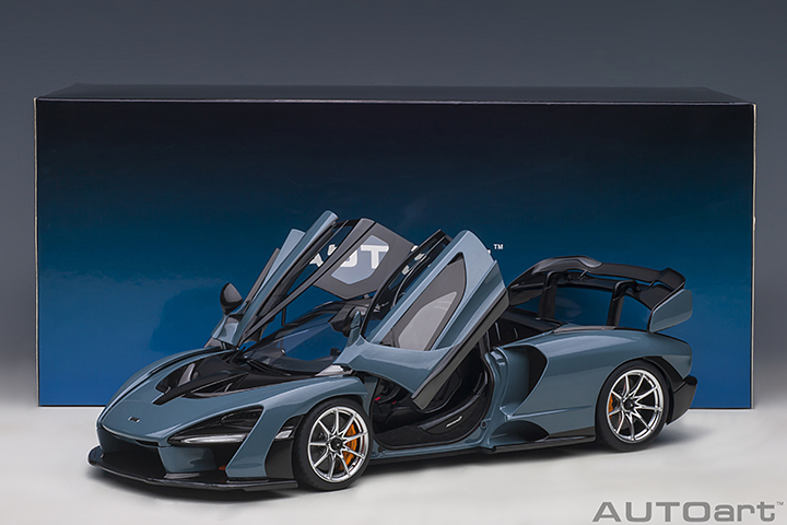 76077 1/18 McLAREN SENNA (VISION VICTORY/GREY)